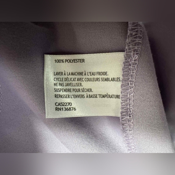 Bylyse Wind Breaker Lilac Size Small EUC - Picture 9 of 10